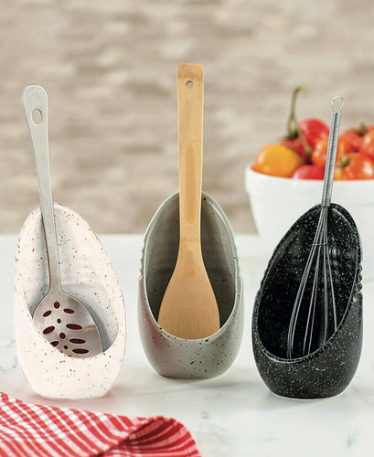 Modern grey speckled - speckled, upright