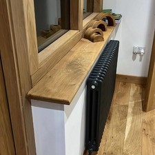 Solid oak window - oak, board,