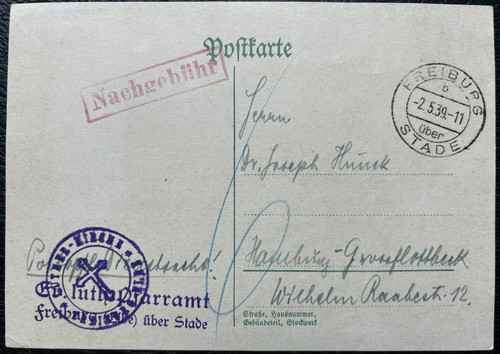 Postcard additional fee - dr,