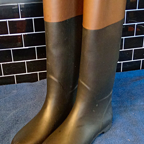 Women black knee high - knee,