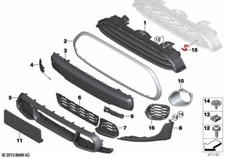 MINI Genuine Front Bumper Trim