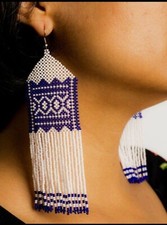 Tribal Earrings Native Large