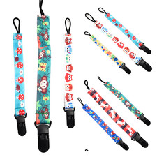  SET of 3 Dummys Clips Holder Strap Soother Pacifier chain for baby feed SPIRIUS