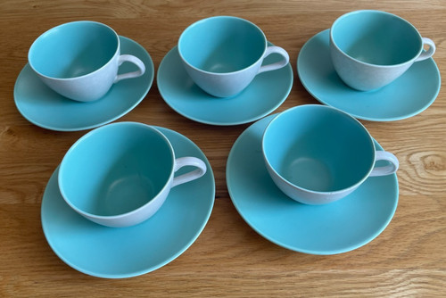 Poole twintone cups - "twintone", &