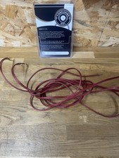 QED Bronze Special Edition Speaker Cable 2.5 Metre Pair Red Hifi Vintage