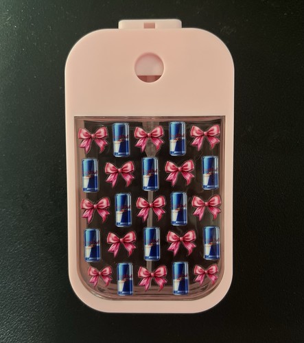 Red bull refillable body mist - red,