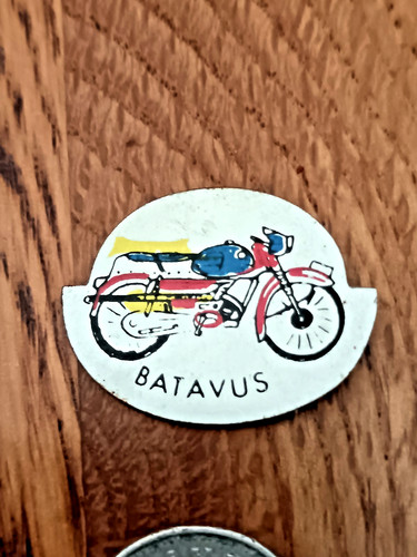 Vintage batavus motorbike - vintage,