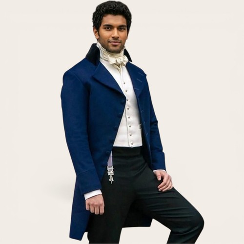 Men regency tailcoat - regency, blue