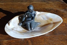 Art Deco Metal Mermaid
