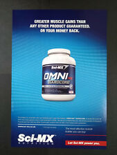 Sci-MX Nutrition - Omni MX Hardcore - Magazine Advert #B4057