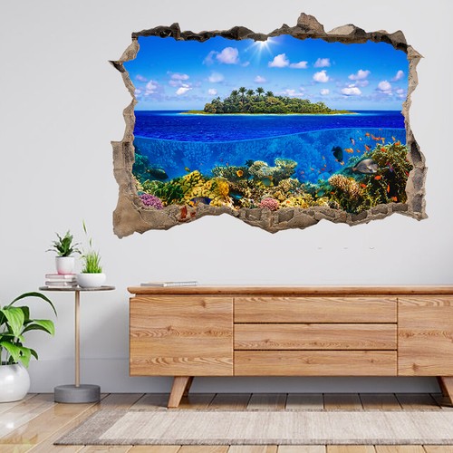 Sunny tropical beach island - sunny,