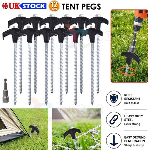 12pcs heavy duty screw tent - heavy,
