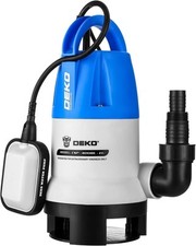 Water Pump DEKO Submersible Water Pump 400W 8000L/H, Portable Water Sump Pump