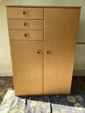 Retro Small Wardrobe Schreiber Wooden Children’s Bedroom GU7 Drawers