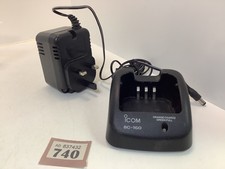 ICOM BC-160 DESKTOP CHARGER WITH POWER SUPPLY FOR BP-232 BATTERY *PREOWNED*