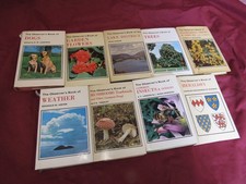 x9 Vintage Observer Books of..Lake District 1978-Mushrooms-Weather-Flowers-Trees