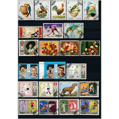Stamp selection sharjah - 36,