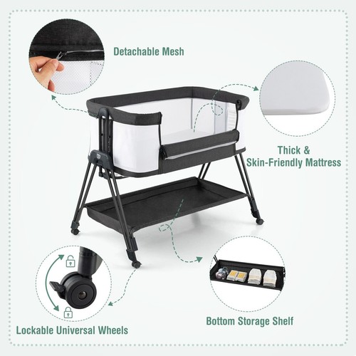 Baby bedside crib - bedside,