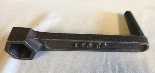 Vintage cast iron - iron, hexagonal