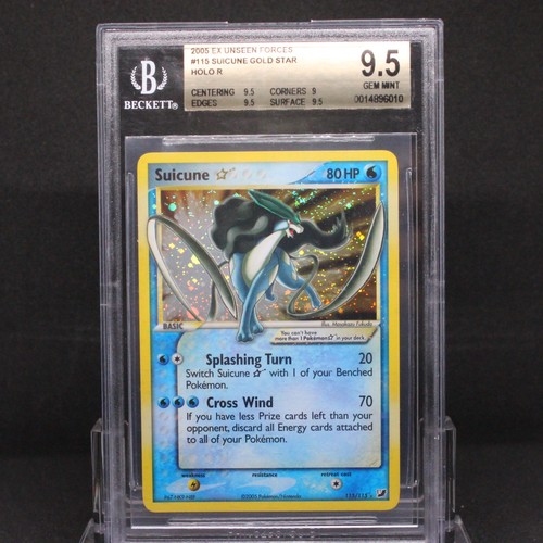 Bgs gem mint suicune - 9.5,
