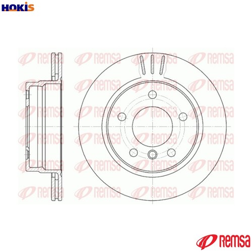 Brake disc 6458 for - 2x,