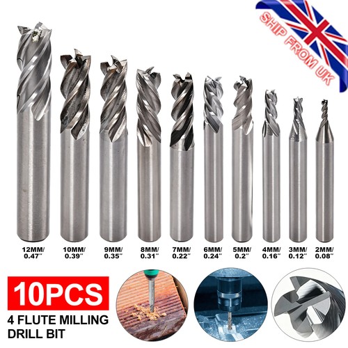 10pcs flute milling drill - 4,