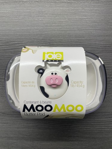Moomoo butter dish - dish, pod