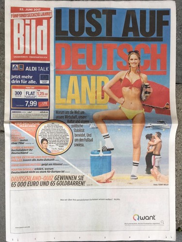 Bild newspaper 17 - bild, 22.06.17