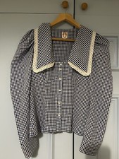 Shrimps Women's Blue Cotton Blouse