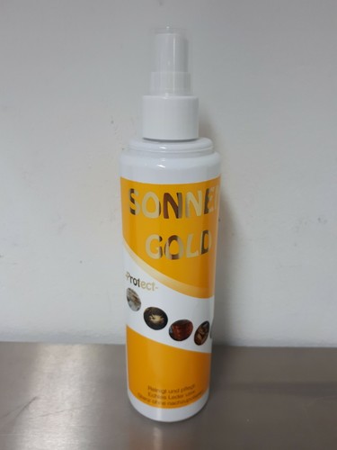 Leka sun gold - gold, leather
