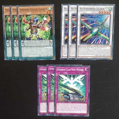 Yugioh speedroid lot - 9x,
