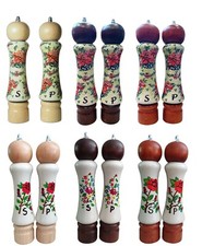 Wooden Ceramic Set for Spices