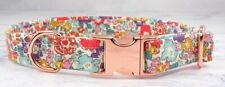 Liberty Dog Collar, Michelle Tana Lawn, Dog Collar, Metal Buckle Dog, Adjustable