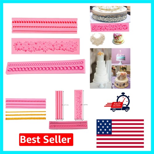 Piece silicone cake border - silicone,