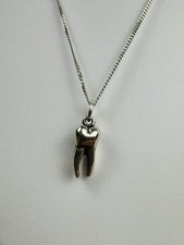 Vintage Sterling Silver Tooth