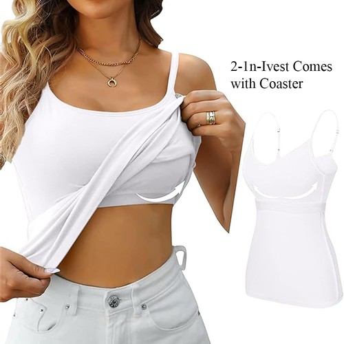 Ladies camisole with built - ladies,