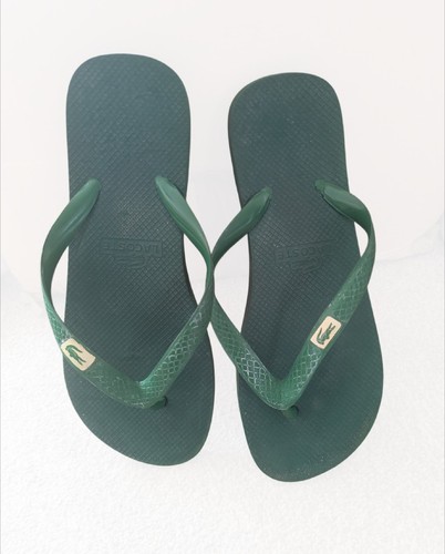Lacoste flip flops green - green, –