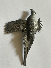 Pewter Pheasant Pin Badge By A R Brown