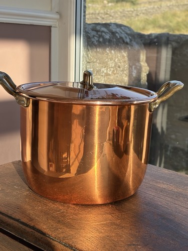 Ruffoni copper stock pot - copper,