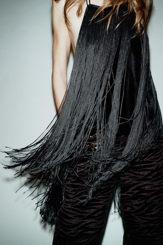 Zara stunning velvet halter - zara,