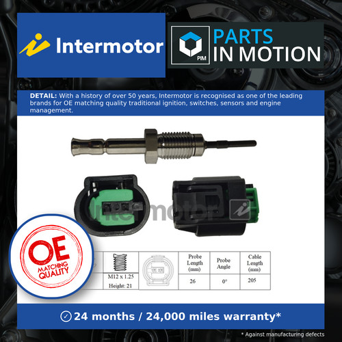Exhaust temperature sensor - exhaust,