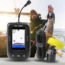 XF03 Wireless Fish Finder Portable Sonar 100M Range 45° Depth Echo Sounder