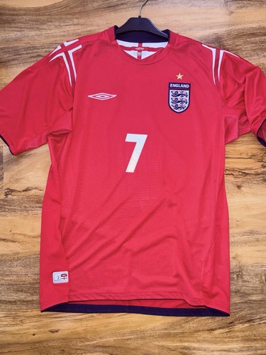 England umbro away shirt david - shirt,
