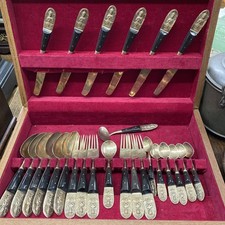 Vintage Thai Bronze & Rosewood