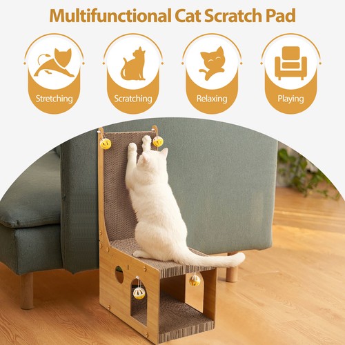 Cat tree scratching post - cat,