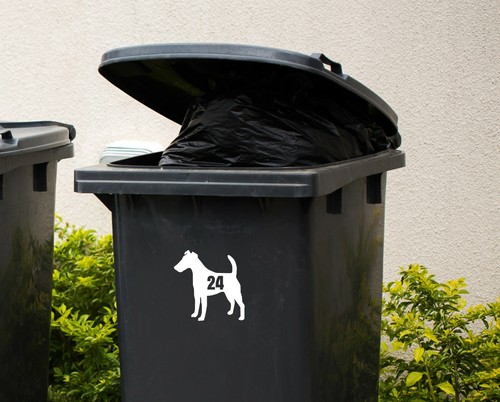 Wheelie bin numbers smooth - x,