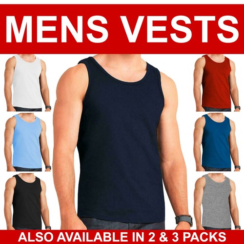 Mens vests top 100 cotton - vests, 100%