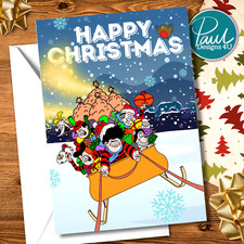 Beano Comic Christmas Card