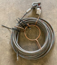 20 Metres x 16.3mm Tractel Tirfor Maxiflex Wire Rope for Winch Cable Pullers