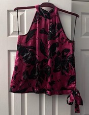 Next Ladies Floral Design Top Size 18
